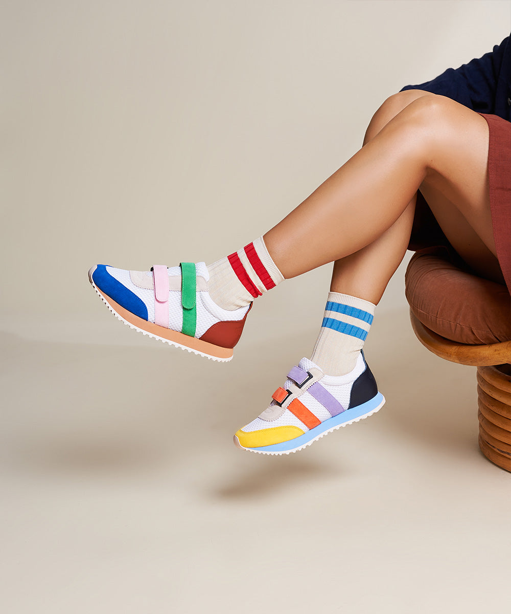 Multi store colored shoes