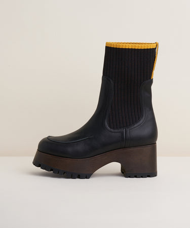 【NONCODE】Stumpy Long Chelsea Boots SALE) Stumpy Long Chelsea Boots (235) - 논코드