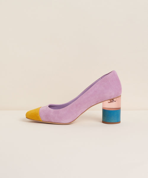 Lady Shoes Woman 2790 PLATFORM Wedge PINK DUSTY-F AVORIO